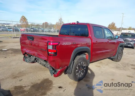 2024 Nissan Frontier Pro-4X 4X4 z USA, uszkodzony, nr VIN 1N6ED1EK5RN666326